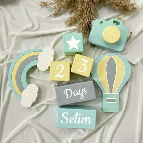 Baby Wooden Moment and Decor Sets 052
