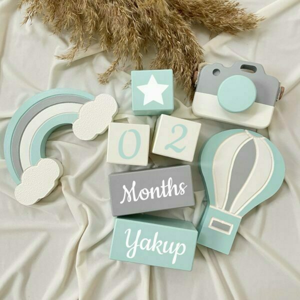 Baby Wooden Moment and Decor Sets 053